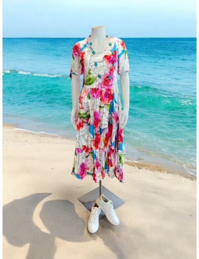 robe JESSIE coton froisé Jolie Julie