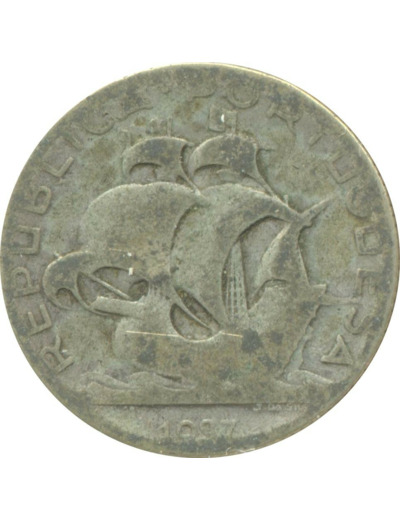 PORTUGAL 2.5 ESCUDOS 1937 TB-