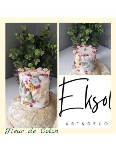 Bougie Botanique Fleur de Coton