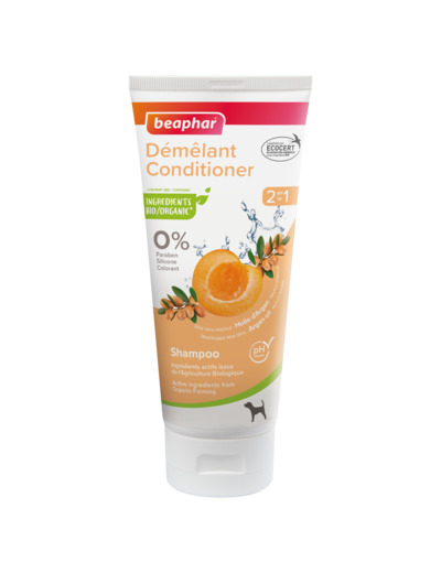 Shampoing Démêlant 2 en 1 labellisé ECOCERT pour chien - 200 ml - BEAPHAR