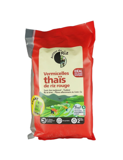 Vermicelles Thaïs de Riz Rouge 240g Bio