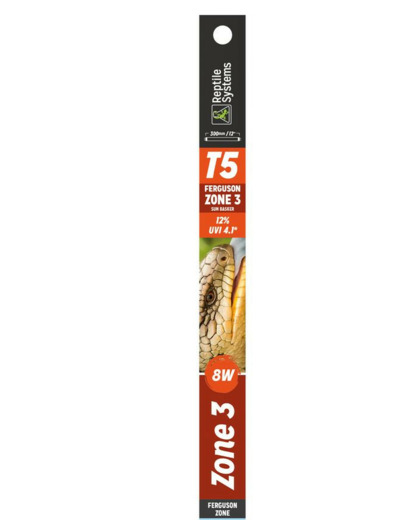 REPTILE SYSTEMS, Lampe T5 Zone 3 - 8W / 300mm