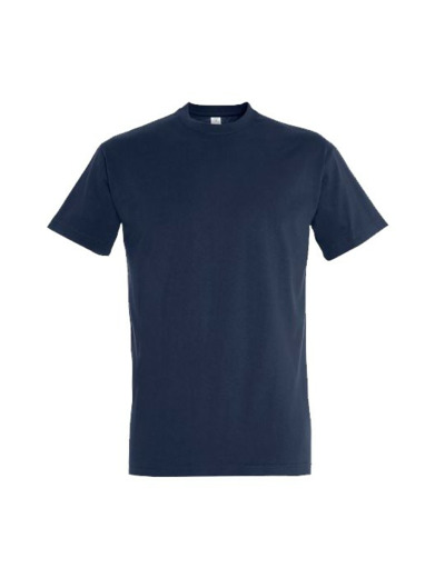 T-shirt bleu marine (100% coton)