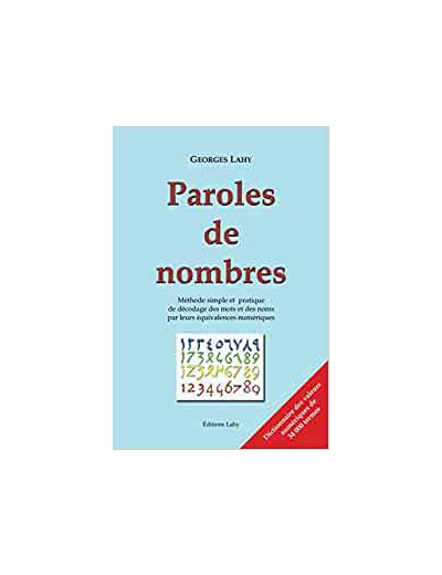 Paroles De Nombres