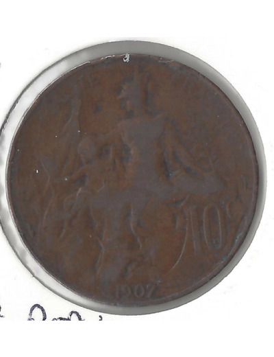 FRANCE 10 CENTIMES DUPUIS 1907 TB
