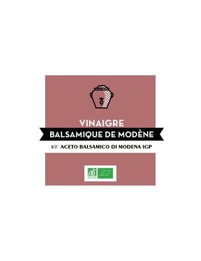 Vinaigre Balsamique de Modène - Jean Bouteille - Bio
