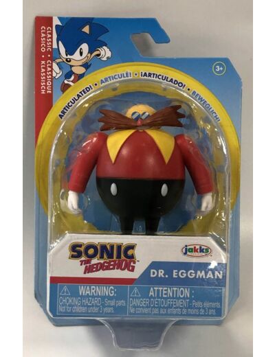 SONIC THE HEDGEHOG 6 CM DR EGGMAN de chez JAKKS PACIFIC