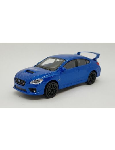 SUBARU IMPREZA WRX STI 2017 BLEU 1/43 BURAGO STREET FIRE BOITE D'ORIGINE NEUF