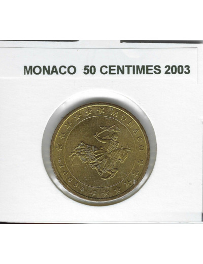 MONACO 2003 50 CENTIMES SUP-