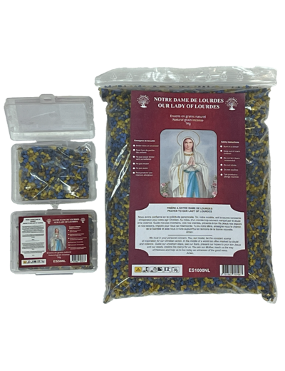 Encens en Grains Notre Dame de Lourdes - Sachet de 1 Kilo
