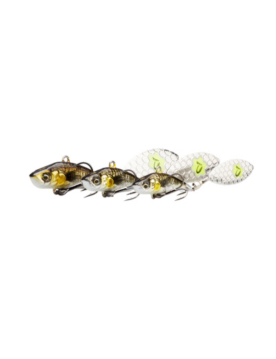 3D sticklebait tail spin 6.5cm