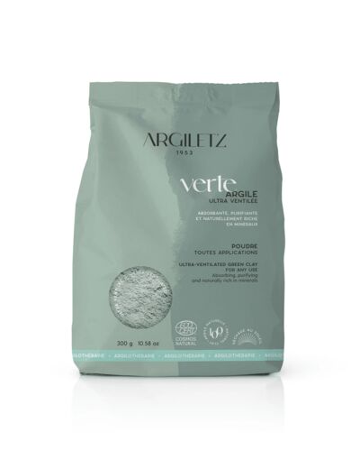 Argile verte Ultra-ventilée-300g-Argiletz