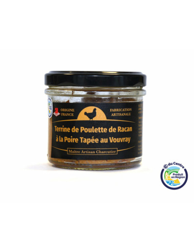 Terrine de Poulette de Racan à la Poire Tapée et au Vouvray 80 g