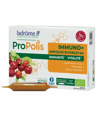 Immuno+ Propolis-20 ampoules-Ladrôme