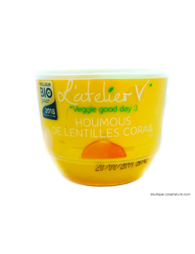 Houmous de Lentilles Corail Bio 150g