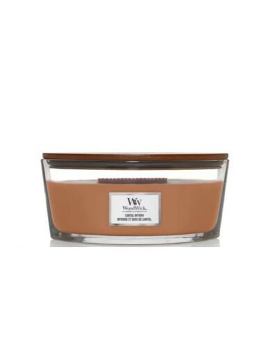 WOODWICK ELLIPSE MYRRHE ET BOIS DE SANTAL