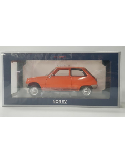 RENAULT 5 ORANGE 1972 NOREV 1/18 BOITE D'ORIGINE NEUF