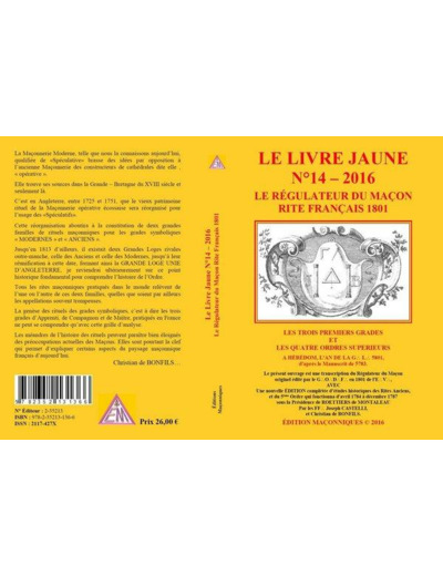 Le Livre Jaune N°14 - 2016