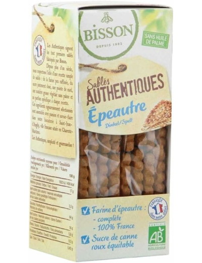 Biscuit epeautre Authentique 175g Bisson