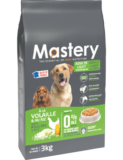 Croquettes Mastery pour chiens stérilisés ou en surpoids - 2 formats