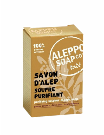 Savon d'Alep Soufre Purifiant-150g-Tadé