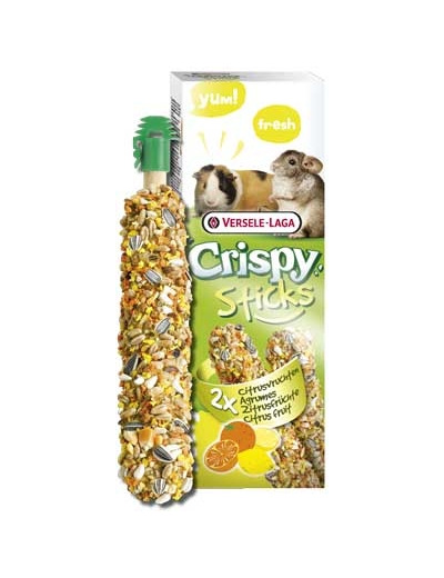 Crispy Sticks agrumes cobayes & chinchillas - 2x55g