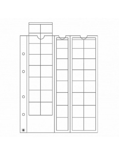 PAGES MONNAIES OPTIMA M 35 (35 cases) 306013
