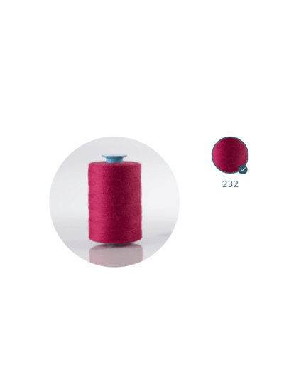 ZX 75-232 pivoine FIL À COUDRE 100% POLYESTER TRÈS RÉSISTANT bobine 1000m