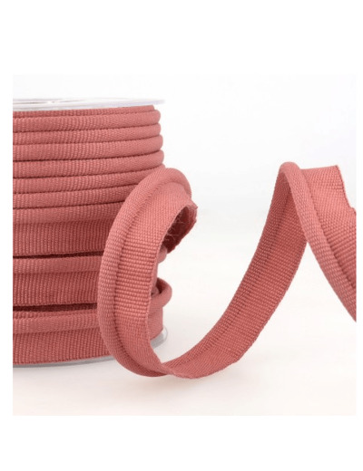 Simple passepoil vieux rose 519 C77 8mm 100%polyester le mètre 519C77
