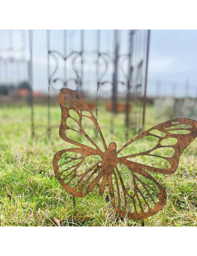 Silhouette déco papillon 50x40cm