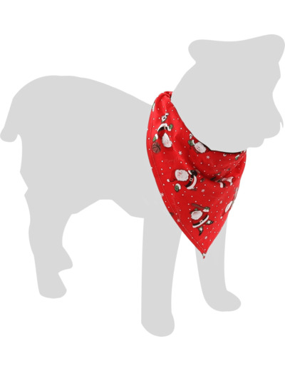 NOËL Bandana MIK Rouge 60x31CM