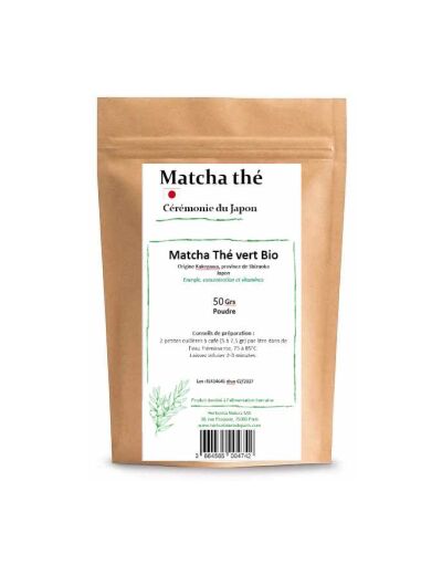 Matcha thé vert bio 50g