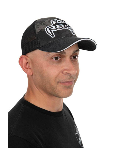 casquette embroided camo trucker