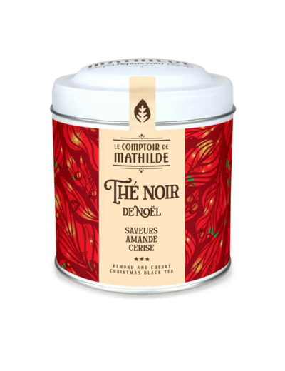 Thé Noir de Noël Saveurs Amande Cerise