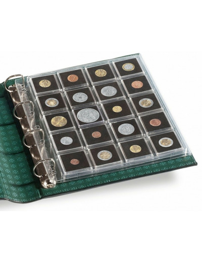 FEUILLES ENCAP pour 20 MONNAIES sous capsules QUADRUM 334778