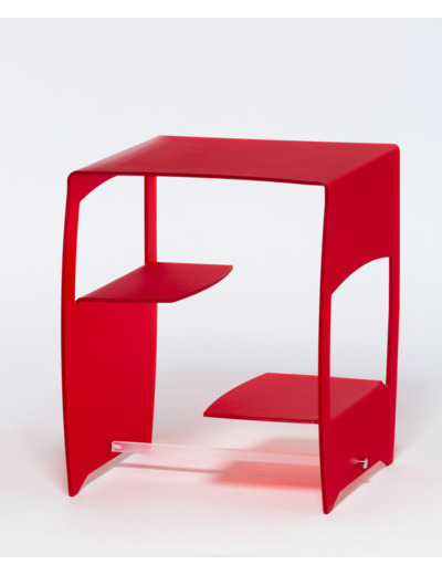 Table d'appoint rouge - console