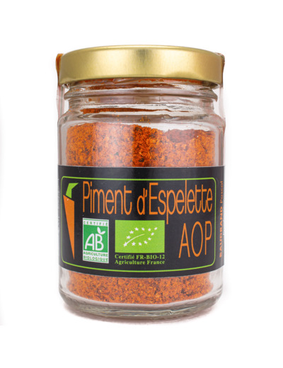 Piment d'Espelette AOP en Poudre Bio 45g