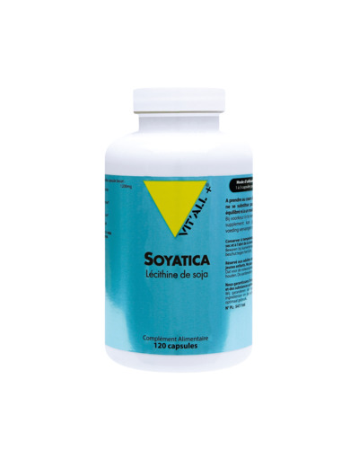 Lécithine de soja, Soyatica,1200mg-120 capsules-Vit'all+