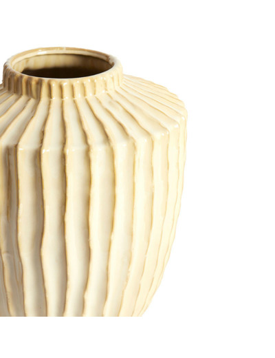 Vase décoratif TALEA céramique perle 32x40cm