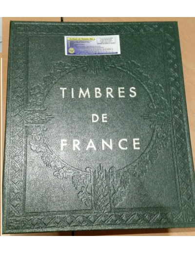 ALBUM D'OCCASION avec FEUILLES FO 1849-1969 Yvert et Tellier TIMBRES DE FRANCE