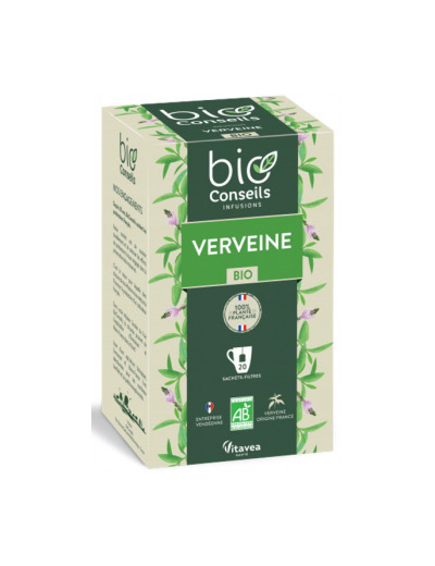 Infusion Verveine Bio France 20 sachets 28g