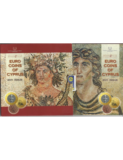 CHYPRE 2011 COFFRET 8 MONNAIES BU