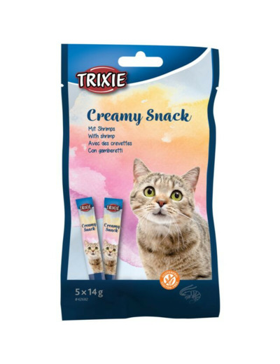 Creamy Snack au thon et aux crevettes - 5 x 14g