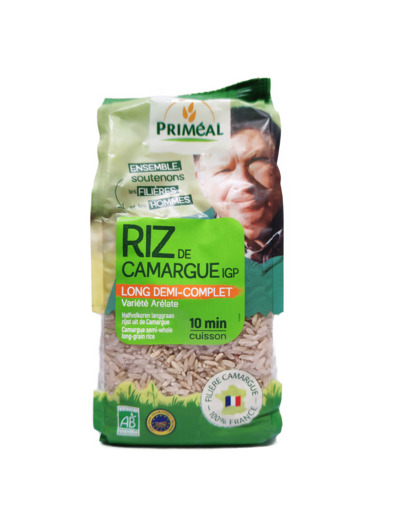 Riz de Camargue Long Demi-Complet Bio 500g