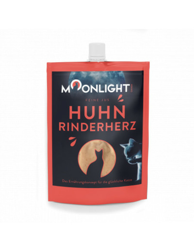 MOONLIGHT, Feine jus au poulet & coeur de boeuf - 60g