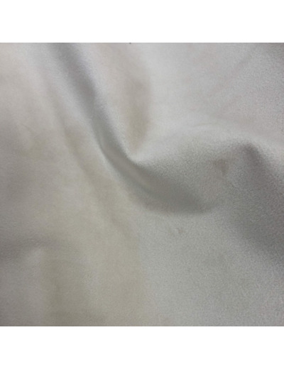 Velours uni Scala IVOIRE col 11 laize 150cm 90000t