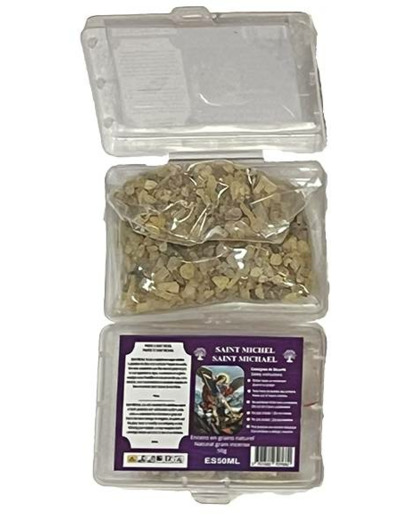 Encens en Grains Saint Michel - Boite transparente de 50gr