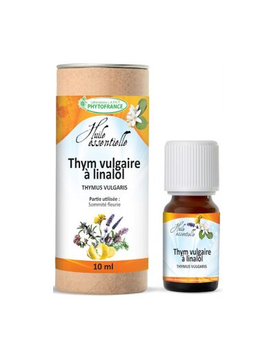 Thym vulgaire à linalol bio 10ml