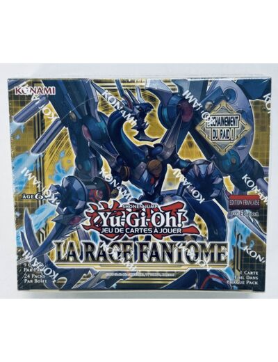 DISPLAY 24 BOOSTERS YU GI OH NON OUVERT YU-GI-OH 2020 LA RAGE FANTOME 1er EDITION