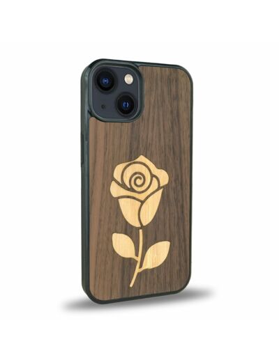 Coque iPhone 15 + MagSafe® - La rose
